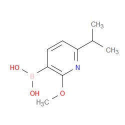 Aobchem&nbsp;2-Methoxy-6-isopropyl-3-pyridylboronic acid | ≥97% | CAS 477598-24-6 | C9H14BNO3 | 10g
