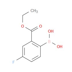 Aobchem&nbsp;(2-(Ethoxycarbonyl)-4-fluorophenyl)boronic acid | ≥95% | CAS 1072951-40-6 | C9H10BFO4 | 1g