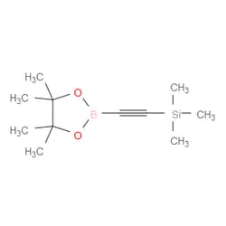 Aobchem&nbsp;4 4 5 5-Tetramethyl-2-[(trimethylsilyl)ethynyl] 1 3 2-dioxaborolane | ≥97% | CAS 159087-46-4 | C11H21BO2Si | 10g