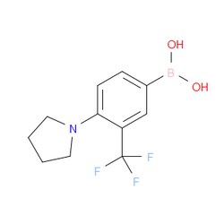 Aobchem&nbsp;4-Pyrrolidino-3-trifluoromethylphenylboronic acid | ≥95% | CAS 895543-04-1 | C11H13BF3NO2 | 250mg