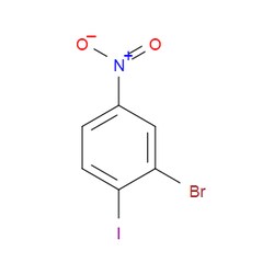 Aobchem&nbsp;2-Bromo-1-iodo-4-nitrobenzene | ≥95% | CAS 7149-14-6 | C6H3BrINO2 | 5g