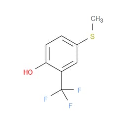 Aobchem&nbsp;4-(Methylthio)-2-(trifluoromethyl)phenol | ≥95% | CAS 85092-98-4 | C8H7F3OS | 1g