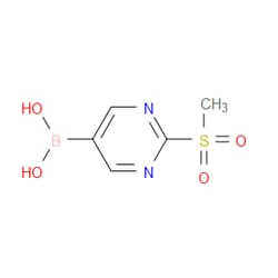 Aobchem&nbsp;B-[2-(Methylsulfonyl)-5-pyrimidinyl]boronic acid | ≥95% | CAS 1598437-41-2 | C5H7BN2O4S | 1g