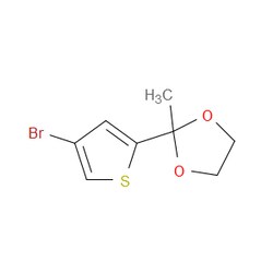 Aobchem&nbsp;2-(4-Bromothiophen-2-yl)-2-methyl-1 3-dioxolane | ≥97% | CAS 152538-51-7 | C8H9BrO2S | 1g
