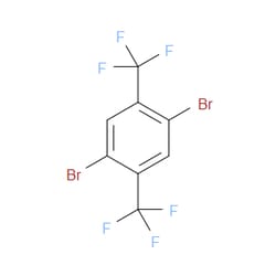 Aobchem&nbsp;2 5-Bis(trifluoromethyl)-1 4-dibromobenzene | ≥97% | CAS 2375-96-4 | C8H2Br2F6 | 5g