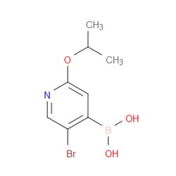 Aobchem&nbsp;5-Bromo-2-(isopropoxy)pyridine-4-boronic acid | ≥95% | CAS 1451390-98-9 | C8H11BBrNO3 | 250mg