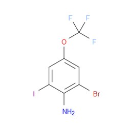 Aobchem&nbsp;2-Bromo-6-iodo-4-(trifluoromethoxy)aniline | ≥95% | CAS 845866-77-5 | C7H4BrF3INO | 10g