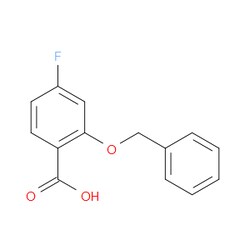 Aobchem&nbsp;2-(Benzyloxy)-4-fluorobenzoic acid | ≥95% | CAS 696589-03-4 | C14H11FO3 | 10g