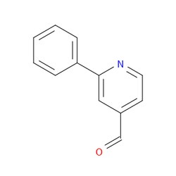 Aobchem&nbsp;2-Phenyl-4-pyridinecarboxaldehyde | ≥97% | CAS 1214381-00-6 | C12H9NO | 500mg