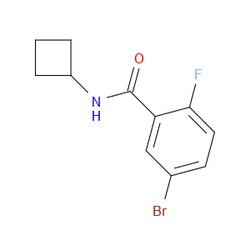 Aobchem&nbsp;5-Bromo-N-cyclobutyl-2-fluorobenzamide | ≥95% | CAS 1249811-13-9 | C11H11BrFNO | 250mg