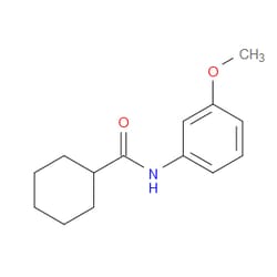 Aobchem&nbsp;N-(3-Methoxyphenyl)cyclohexanecarboxamide | ≥95% | CAS 315712-25-5 | C14H19NO2 | 10g