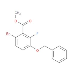 Aobchem&nbsp;Methyl 3-(benzyloxy)-6-bromo-2-fluorobenzoate | ≥97% | CAS 2379321-52-3 | C15H12BrFO3 | 5g