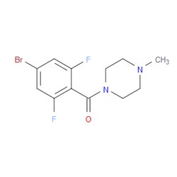 Aobchem&nbsp;(4-Bromo-2 6-difluorophenyl)(4-methylpiperazin-1-yl)methanone | ≥97% | CAS 1180131-59-2 | C12H13BrF2N2O | 1g