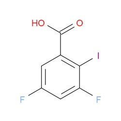 Aobchem&nbsp;3 5-Difluoro-2-iodobenzoic acid | ≥95% | CAS 1454849-65-0 | C7H3F2IO2 | 5g