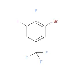 Aobchem&nbsp;1-Bromo-2-fluoro-3-iodo-5-(trifluoromethyl)benzene | ≥95% | CAS 2384056-19-1 | C7H2BrF4I | 500mg