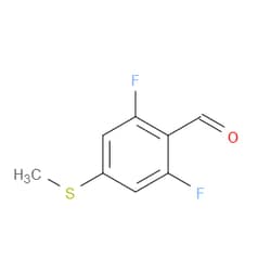 Aobchem&nbsp;2 6-Difluoro-4-(methylthio)benzaldehyde | ≥97% | CAS 1428234-70-1 | C8H6F2OS | 250mg