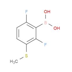 Aobchem&nbsp;2 6-Difluoro-3-(methylthio)phenylboronic acid | ≥97% | CAS 1451392-56-5 | C7H7BF2O2S | 500mg