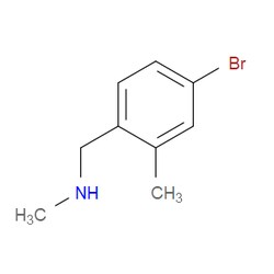 Aobchem&nbsp;1-(4-Bromo-2-methylphenyl)-N-methylmethanamine | ≥95% | CAS 1037090-12-2 | C9H12BrN | 250mg
