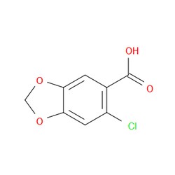 Aobchem&nbsp;6-Chlorobenzo[d][1 3]dioxole-5-carboxylic acid | ≥95% | CAS 2591-26-6 | C8H5ClO4 | 250mg