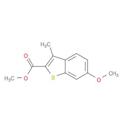 Aobchem&nbsp;Methyl 6-methoxy-3-methylbenzo[b]thiophene-2-carboxylate | ≥95% | CAS 82788-18-9 | C12H12O3S | 500mg