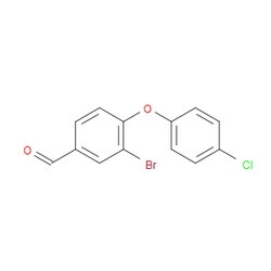 Aobchem&nbsp;3-Bromo-4-(4-chlorophenoxy)benzaldehyde | ≥97% | CAS 1445862-85-0 | C13H8BrClO2 | 1g