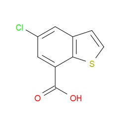 Aobchem&nbsp;5-Chlorobenzo[b]thiophene-7-carboxylic acid | ≥97% | CAS 1785444-07-6 | C9H5ClO2S | 500mg