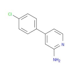 Aobchem&nbsp;4-(4-Chlorophenyl)-2-pyridinamine | ≥95% | CAS 907945-72-6 | C11H9ClN2 | 5g