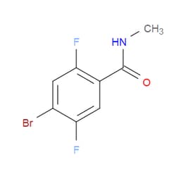 Aobchem&nbsp;4-Bromo-2 5-difluoro-N-methylbenzamide | ≥97% | CAS 1621165-12-5 | C8H6BrF2NO | 1g