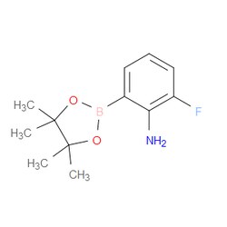 Aobchem&nbsp;2-Fluoro-6-(4 4 5 5-tetramethyl-1 3 2-dioxaborolan-2-yl)benzenamine | ≥95% | CAS 1831130-33-6 | C12H17BFNO2 | 1g