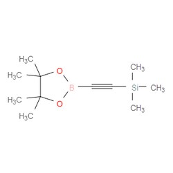 Aobchem&nbsp;4 4 5 5-Tetramethyl-2-[(trimethylsilyl)ethynyl] 1 3 2-dioxaborolane | ≥97% | CAS 159087-46-4 | C11H21BO2Si | 1g