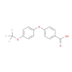 Aobchem&nbsp;4-(4-(Trifluoromethoxy)phenoxy)benzoic acid | ≥95% | CAS 617245-31-5 | C14H9F3O4 | 1g