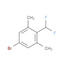 Aobchem&nbsp;5-Bromo-2-(difluoromethyl)-1 3-dimethylbenzene | ≥95% | CAS 2168549-27-5 | C9H9BrF2 | 1g