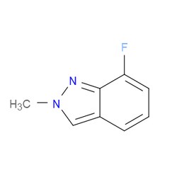Aobchem&nbsp;7-Fluoro-2-methyl-2H-indazole | ≥95% | CAS 1337881-42-1 | C8H7FN2 | 1g