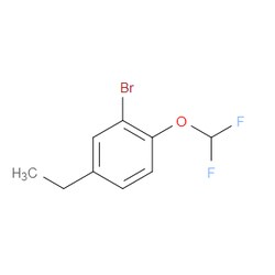 Aobchem&nbsp;2-Bromo-1-(difluoromethoxy)-4-ethylbenzene | ≥97% | CAS 2137707-92-5 | C9H9BrF2O | 1g