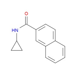 Aobchem&nbsp;N-cyclopropyl-2-naphthamide | ≥95% | CAS 850086-85-0 | C14H13NO | 5g