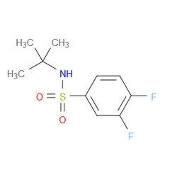 Aobchem&nbsp;N-(tert-butyl)-3 4-difluorobenzenesulfonamide | ≥95% | CAS 898075-45-1 | C10H13F2NO2S | 5g