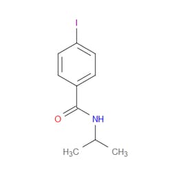 Aobchem&nbsp;4-Iodo-N-(1-methylethyl)benzamide | ≥95% | CAS 425416-87-1 | C10H12INO | 10g