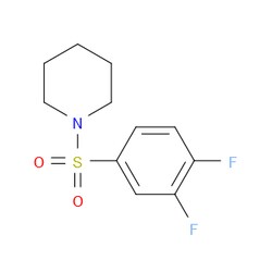 Aobchem&nbsp;1-((3 4-Difluorophenyl)sulfonyl)piperidine | ≥95% | CAS 618393-82-1 | C11H13F2NO2S | 500mg