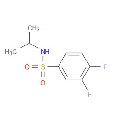 Aobchem&nbsp;3 4-Difluoro-N-isopropylbenzenesulfonamide | ≥95% | CAS 898074-42-5 | C9H11F2NO2S | 250mg