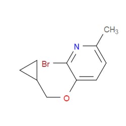 Aobchem&nbsp;2-Bromo-3-(cyclopropylmethoxy)-6-methylpyridine | ≥95% | CAS 1856380-48-7 | C10H12BrNO | 5g