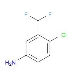 Aobchem&nbsp;4-Chloro-3-(difluoromethyl)aniline | ≥95% | CAS 66351-92-6 | C7H6ClF2N | 250mg