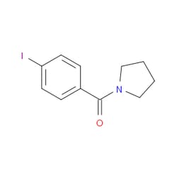 Aobchem&nbsp;(4-Iodophenyl)(pyrrolidin-1-yl)methanone | ≥95% | CAS 168317-99-5 | C11H12INO | 250mg