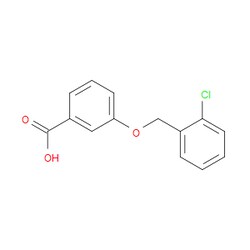 Aobchem&nbsp;3-((2-Chlorobenzyl)oxy)benzoic acid | ≥95% | CAS 223102-78-1 | C14H11ClO3 | 5g