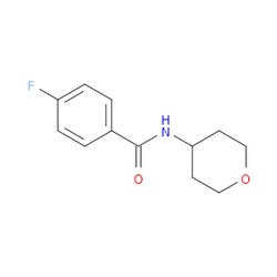 Aobchem&nbsp;4-Fluoro-N-(tetrahydro-2H-pyran-4-yl)benzamide | ≥95% | CAS 1183009-46-2 | C12H14FNO2 | 5g