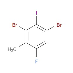 Aobchem&nbsp;1 3-Dibromo-5-fluoro-2-iodo-4-methylbenzene | ≥95% | CAS 1000576-80-6 | C7H4Br2FI | 250mg