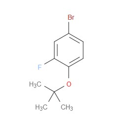 Aobchem&nbsp;4-Bromo-1-(tert-butoxy)-2-fluorobenzene | ≥95% | CAS 1309933-42-3 | C10H12BrFO | 500mg