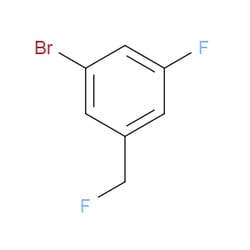 Aobchem&nbsp;Benzene  1-bromo-3-fluoro-5-(fluoromethyl)- | ≥95% | CAS 1715032-20-4 | C7H5BrF2 | 1g
