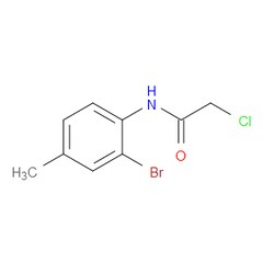 Aobchem&nbsp;N-(2-Bromo-4-methylphenyl)-2-chloroacetamide | ≥95% | CAS 90560-54-6 | C9H9BrClNO | 250mg