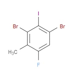 Aobchem&nbsp;1 3-Dibromo-5-fluoro-2-iodo-4-methylbenzene | ≥95% | CAS 1000576-80-6 | C7H4Br2FI | 1g