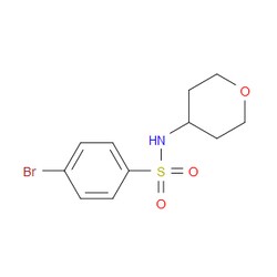 Aobchem&nbsp;4-Bromo-N-(tetrahydro-2H-pyran-4-yl)benzenesulfonamide | ≥95% | CAS 1183706-81-1 | C11H14BrNO3S | 5g
